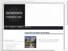 Tablet Screenshot of dominionforming.com